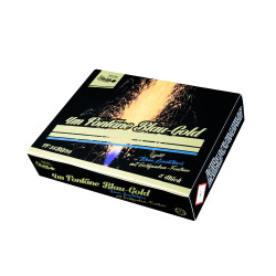 4m Fontäne Blau-Gold