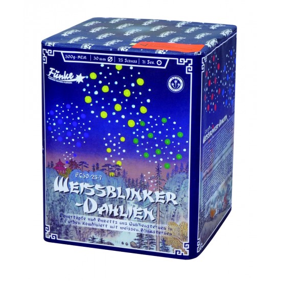 Weissblinker-Dahlien Weissblinker-Dahlien